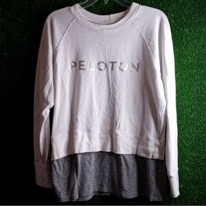 MONROW PELOTON LAYERED SWEATSHIRT